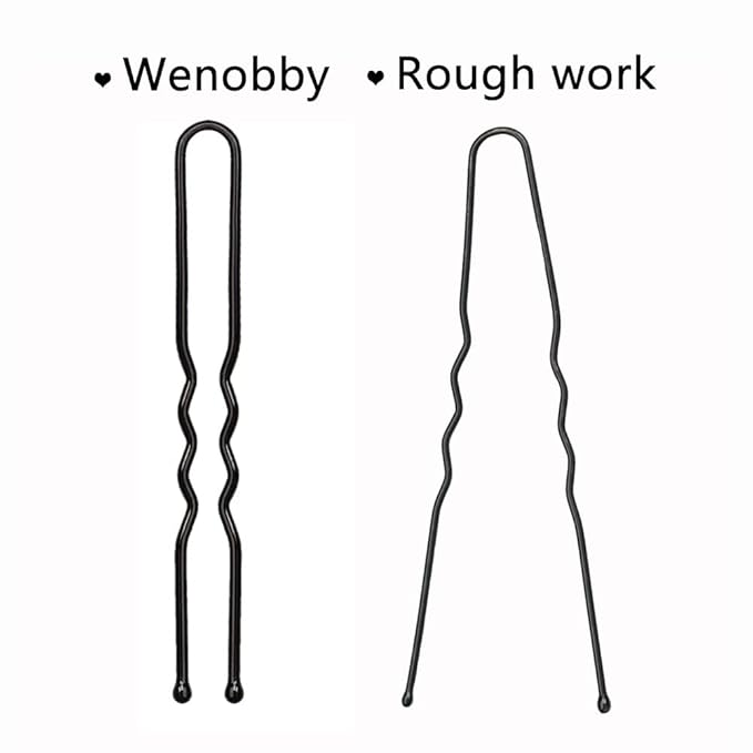 U Shaped Hair Pins for Buns, 100 PCS 2.8" Hair Pins for Women Hair Styling with Thick Hair