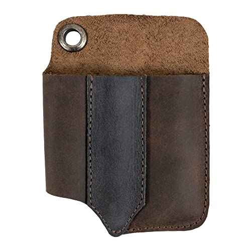 EDC Tool Holster, Rustic Sleeve for Tools, Pocket Case, Full Grain Leather, Handmade