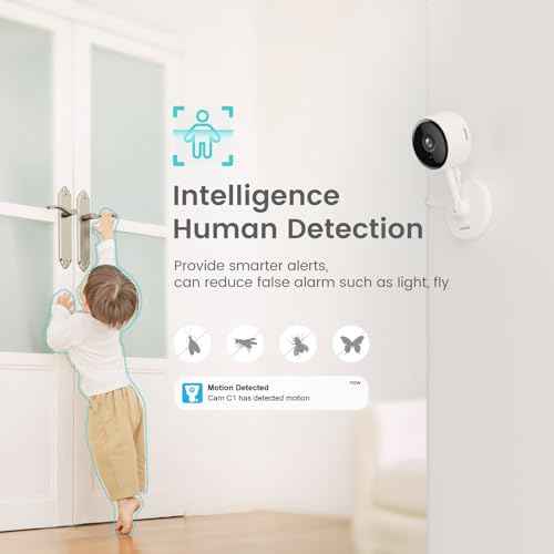 litokam Indoor Cameras for Home Security with Night Vision, Pet Camera with Phone App, WiFi Home Security Camara, Baby Monitor Work with Alexa, Motion Detection, 2-Way Audio, 2 Pack, 1080P
