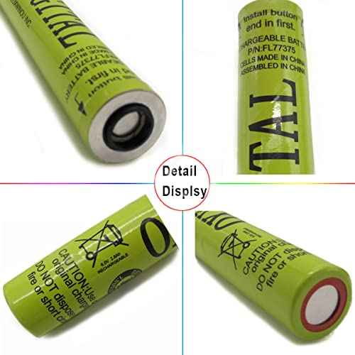 77375 Battery Compatible with STREAMLIGHT FLASHLIGHTS 77375 77175 9926J SL20LP SL20L SL20XP-LED 6V 2600mAh NiMH OXWINOU Battery Stick(2-Pack)