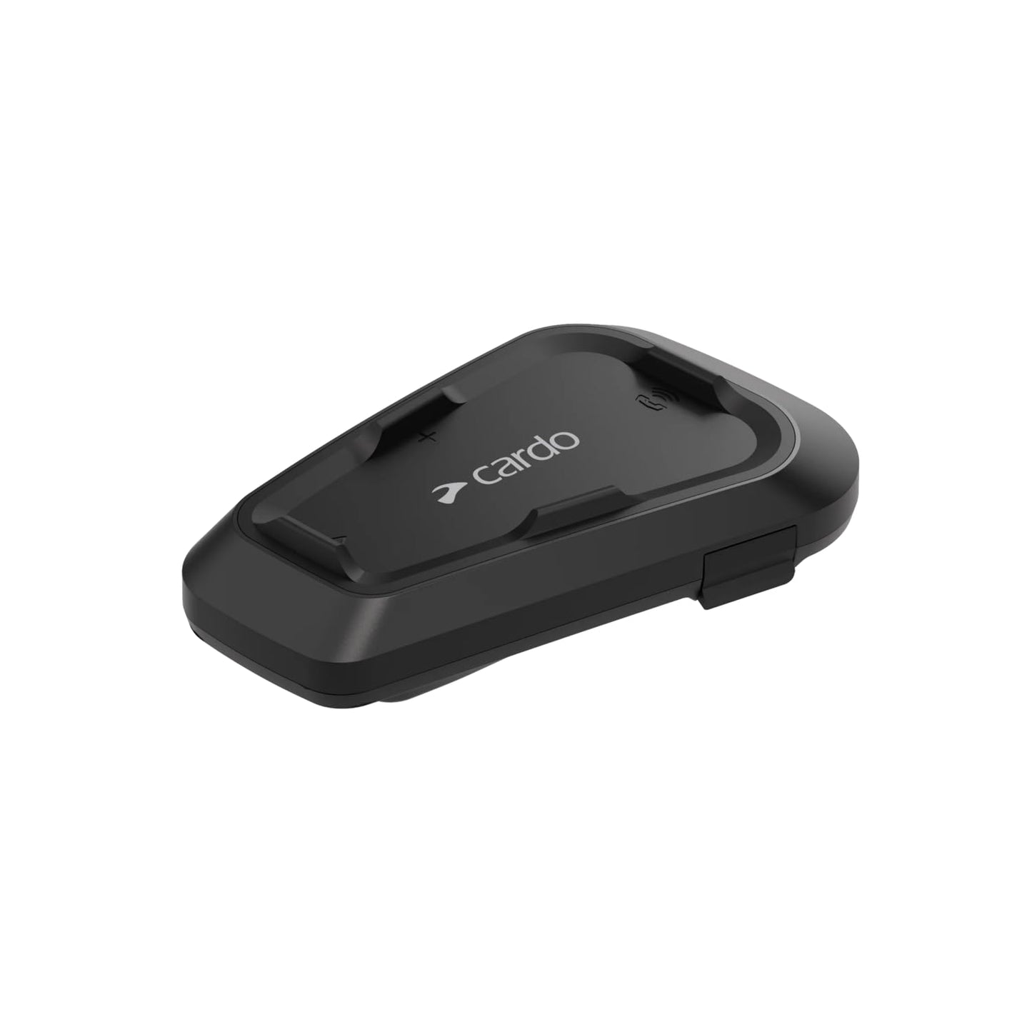 Cardo Systems Spirit Motorcycle Bluetooth Communication Headset, 2-Way Bluetooth, Thin 32mm Speakers, Waterproof, Universal Connectivity - Single Pack