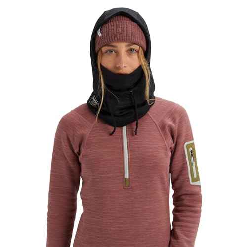 Burton Bonded Hood Winter Face Mask (Helmet Size, True Black)