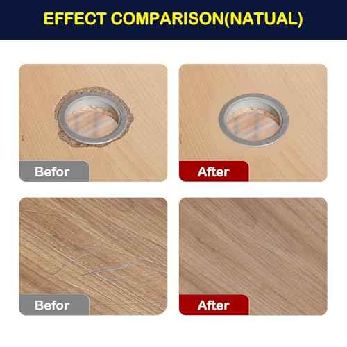 Wood Filler & Wood Putty Kit, 9.87oz(280g) Natual - Quick & Easy Furniture Repair for Cracks, Holes & Imperfections - Durable, Smooth, and Stainable