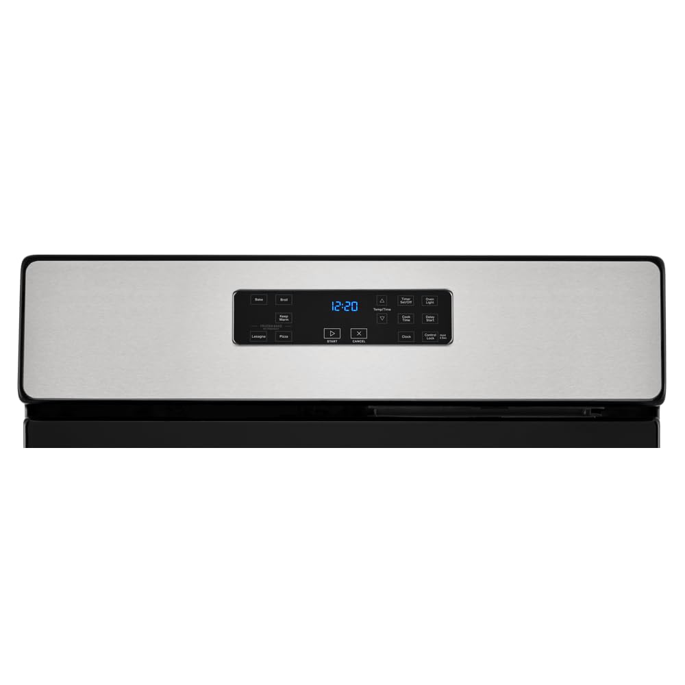 Whirlpool WFG320M0MS 30 Inch Freestanding Gas Range with 4 Sealed Burners, 5.1 cu. ft. Capacity, SpeedHeat™ Burners, Frozen Bake™, Sabbath Mode, Broiler Drawer, and Star-K Certified: Stainless Steel