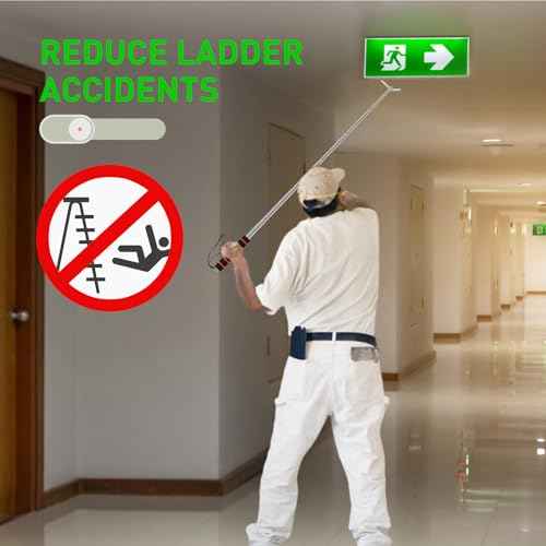 Smoke Detector Tester Pole - Smoke Detector and Emergency Exit Light Extendable Pole Tester - Emergency Light Testing Pole - Ensuring Safe and Efficient Testing of Life Safety Products,2 Pack
