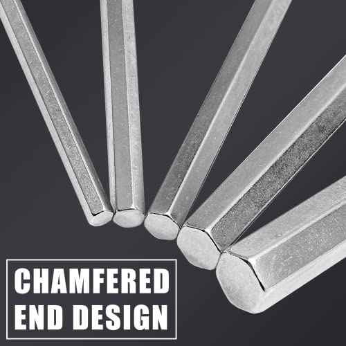 Piutouyar 5mm Hex Key Allen Key L Shaped Small Hex Wrench 10Pcs