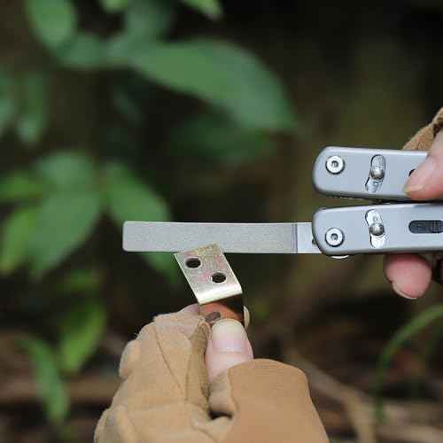 Roxon FT01 Build Your Own Multitool Accessory for Flex Multitool (3 pcs A set included Tapered Saw & Diamond File (Coarse + Fine) and 1/4" Bit Adapter) Replaceable Tools