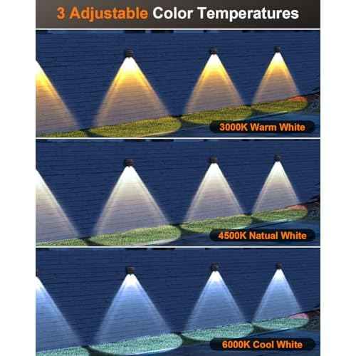 Super Long Lasting Solar Fence Lights, Dual Solar Panels, Better for Winter and Rainy Days, Outdoor Waterproof, High Brightness Solar Lights for Stair,Step,Yard,Patio,Backyard,Wall (8 Pack)
