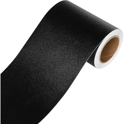 YENHOME Black Wallpaper Border Peel and Stick Mirror Frame Border 3"X236" Removable Waterproof Black Mirror Borders Peel and Stick Tape Wall Trim Bedroom Bathroom Kitchen Bulletin Board Wallpaper