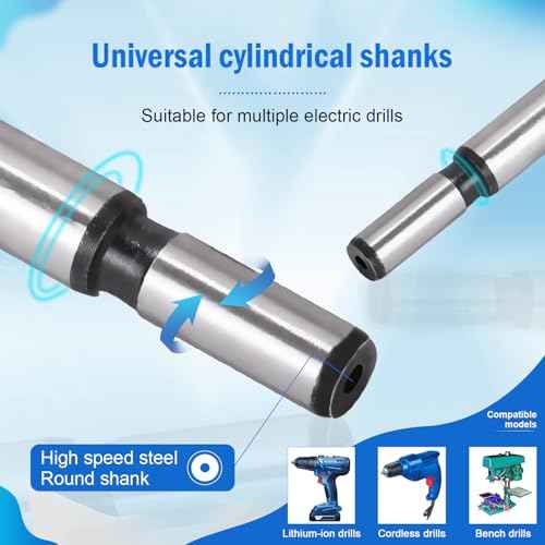 1-1/2 Inch Forstner Drill Bits, Made of Carbon Steel Forstner Bit for Wood,Wood Drilling Hole Saw, Woodworking Hinge Cutter Tool for Wood Plywood Plastic with Storage Case
