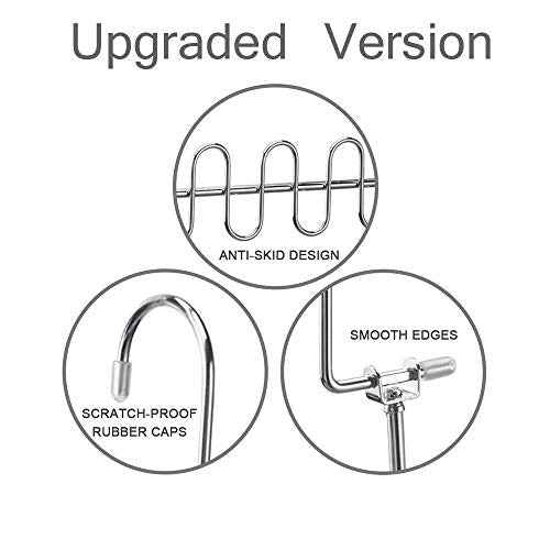 Meetu Space Saving Hangers Magic Cloth Hanger Metal Closet Organizer for Wardrobe Organization (Pack of 20)