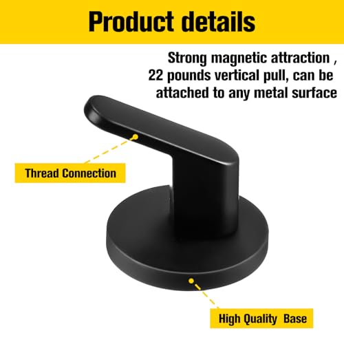 Kanayu 10 Pcs Magnetic Hooks Heavy Duty Magnetic Hooks for Hanging, Magnet Tool Holder Garage Storage Tool Organizer Hanger for Refrigerator Kitchen Doors