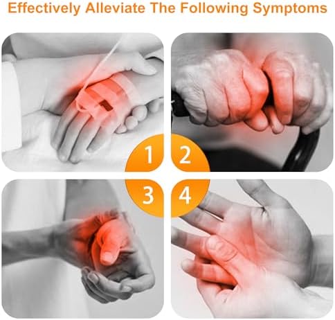 Stroke Hand Rehabilitation Robot Gloves, Strokes Therapy Equipment for Adults, Fingers Strength Training Device for Hemiplegia, Robotic Glove Rehab Stroke Patients (Left L)