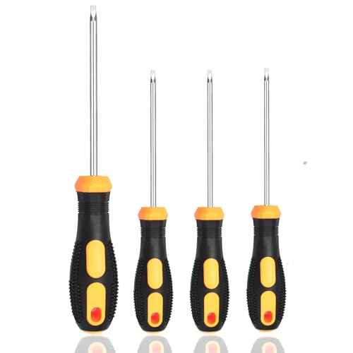 Square Head Screwdriver Set 4 Sizes SQ0 SQ1 SQ2 SQ3 Square Screwdriver Tool Kits Magnetic Tips
