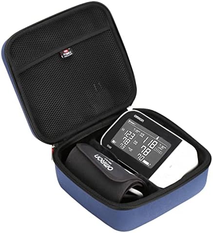 FBLFOBELI Hard Storage Case Compatible with OMRON Platinum BP5450/10 Series BP7450/Gold BP5350/7 Series BP7350 Blood Pressure Monitor with Upper Arm Cuff, Case Only