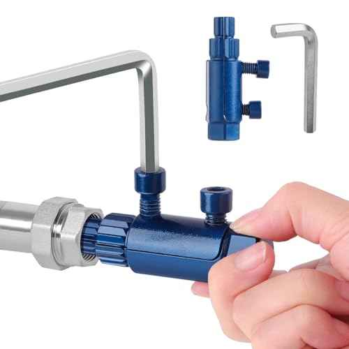 Broken Pipe Extractor Tool, Screw Extractor Set for Pipe Wrench, Faucet Removal Tool for 1/2", 3/4", 1", Stripped Screw Removal Tool for Rusted/Damaged Faucet Bolts & Pipes(Blue)