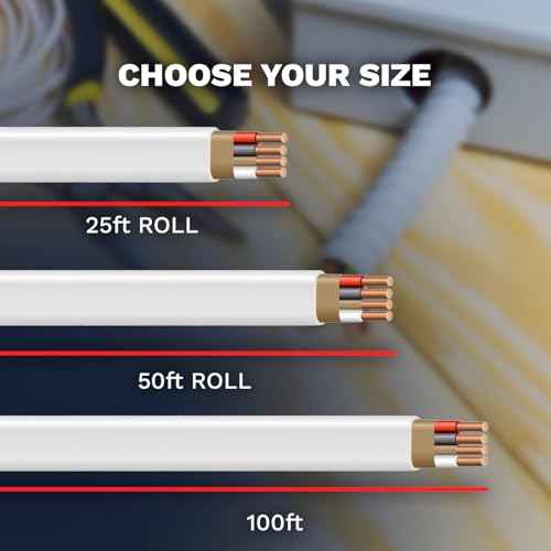 Solid Indoor Wire 14/3 W/G NMB Cable 50ft Coil - Copper Building Wire - Nonmetallic with Ground Sheathed Cable White SW 63946822