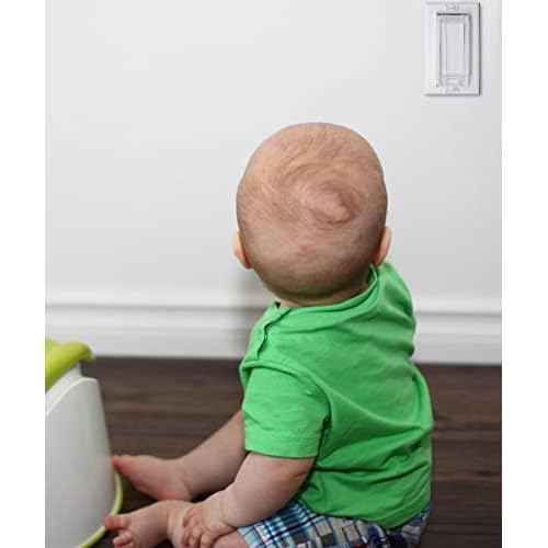 Light Switch Guard, ILIVABLE Child Proof Rocker Switch Plate Cover Prevents Kids or Accidental Turned On/Off Switch While Allowing Access (Clear, 6 Pack)