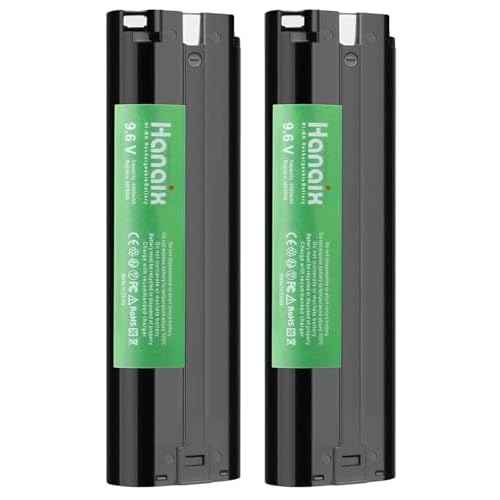 2 Pack 9.6V 4.0Ah Battery Compatible with Makita 9000 9033 6095d da391d kr23/43 9600 6096d 9001 9002 192696-2 193890-9 632007-4 Ni-MH Battery