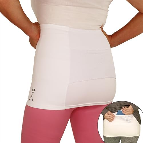 Alki Active® Hip Pain Relief Compression Band for Women - for Sciatic Nerve, Hip Flexor Strain, Torn Labrum, Arthritis, Bursitis, EDS, Fibromyalgia (Small)