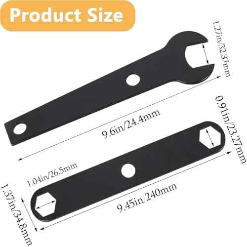 0101010312 0101010313 Table Saw Wrench Set for Ryobi able Saw RTS10, BTS10, BTS10S, BTS12S, RTS10, RTS21 Closed End Blade Arbor Wrench Fits Ryobi Table Saw COMBO00139