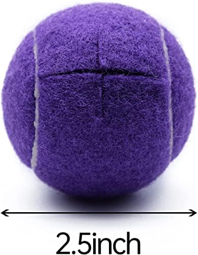 Magicorange 12 PCS Precut Walker Tennis Balls for Walker/Furniture Legs Floor Protection, Heavy Duty Long Lasting Felt Pad Glide Coverings (Purple11)