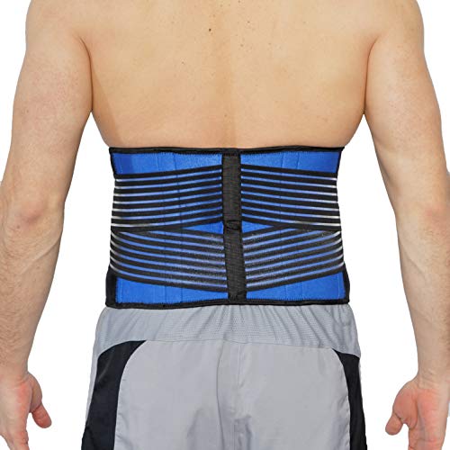 NeoTech Care Neoprene Back Brace for Optimal Support and Pain Relief - Adjustable Compression Belt for Lumbar Stability - Comfortable and Breathable Lower Back Support (Black, Size 3XL)