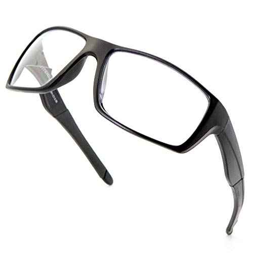VITENZI Bifocal Safety Glasses with Readers Wrap Around Sport Magnifying Safety Reading Protective Goggles Men Women Palermo