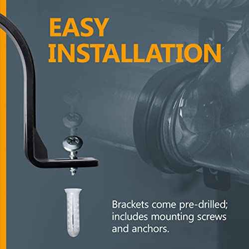 POWERTEC 70319 Hangers for 2-1/2" Dust Collection Hose and Pipe, 5 PK