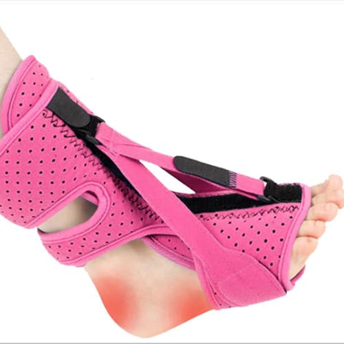 Adjustable Night Splint for Plantar Fasciitis Relief â Foot Brace for Heel Pain, Achilles Tendinitis, and Planter Facetious â Comfortable Night Support for Women and Men (Pink)