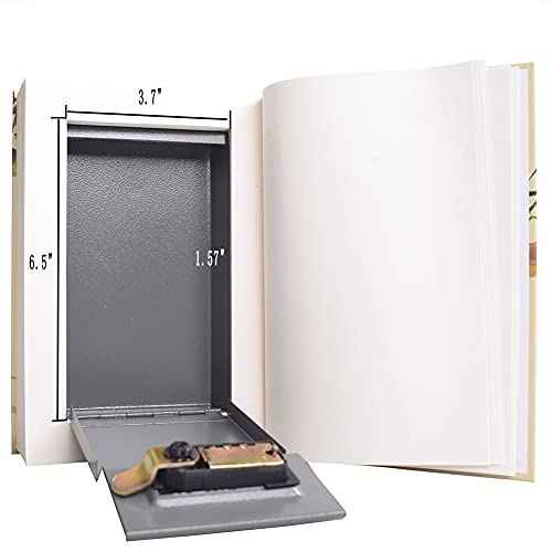 EIOUMAX Real Pages Diversion Book Safe with Combination Lock,Hollowed Out Book Anti-Theft Safe -Alice in Wonderland£¨Full Size£©