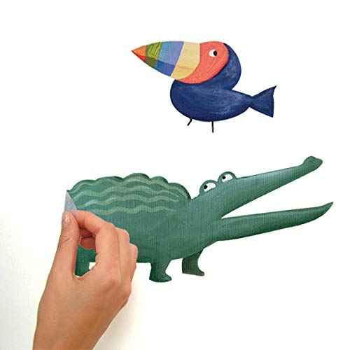 RoomMates Jungle Adventure Peel and Stick Wall Decals
