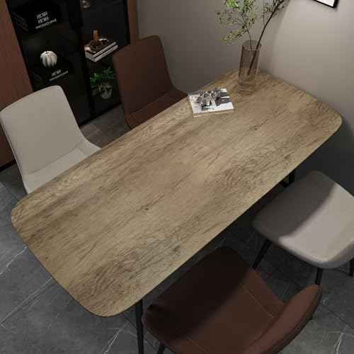 Wood Grain Contact Paper Peel and Stick Wooden Wallpaper Removable Self-Adhesive Faux Wood Look Vinyl Decorative Roll Thicken No Bubble Design for Old Furniture Refurbishment DIY 16x118 inch