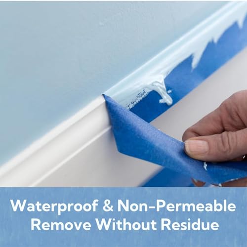 WINNOW Painter Tape £¬Paint Tape for Walls | Gift for New Home Improvement £¬Blue Masking Tape 1.88 in X 55 Yds £¬UA Resistant and Easy to Removes £¬Ideal for Wall Painting and Home Decoration, 3 Rolls
