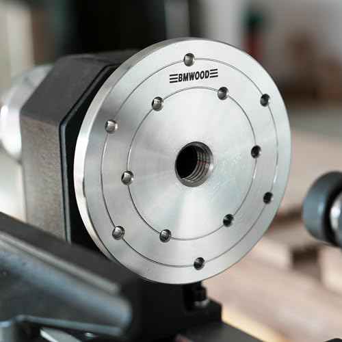 6" Face Plate with 1¡±X8TPI Thread, with Two Nylon Washers for Woodturning lathe,12 Mounting Holes.