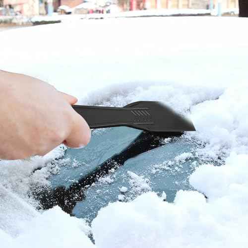 6 PCS Plastic Putty Scraper Black Flexible Putty Knife Scraper Wall Painting Spreader Used for Repairing Walls for Taping Drywall Spreading Repairing Walls Scratching