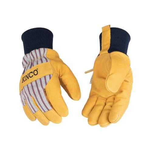 Kinco, Women's 1927KWW Cotton-Blend Canvas Fabric Back, Knit Wrist, Heatkeep¢ç Thermal Insulation