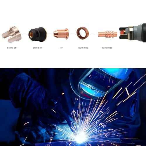 fits Harbor Freight Titanium Plasma65 TI-PC65 iPT-65 56255 56811 59182 58895 59164 Plasma cutter consumables Nozzles Electrodes Cups kits (23pk tips Kits)