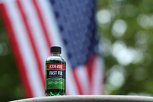 STA-BIL Fast Fix - Small Engine Treatment, Cleans Carburetors & Injectors, Fixes Rough Running Engines, Eliminates Water, Carb Cleaner & Fuel Injector Cleaner, 4oz (12 Pack)