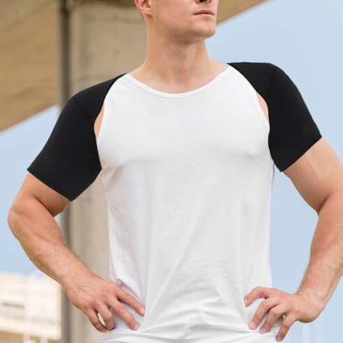 iplusmile Double Shoulder Brace for Men Women - Sports Shoulder Protective Gear for Pains Relief - Shoulder Strap Brace for Sleeping Outdoor Lifting,