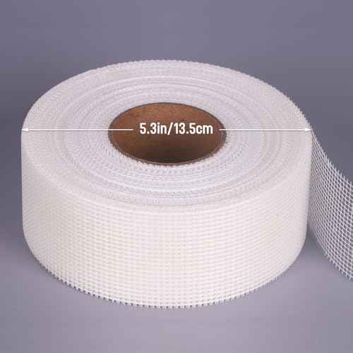 Drywall Joint Tape (2inch X 164ft) Self Stick Repair Mesh Tape Fiberglass Drywall Patch Hole Heavy Duty Wall Repair Mesh Spackle Tape Wall Crack and Seam Repair