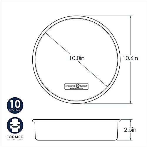 Nordic Ware Naturals Round Cake Pan, 10-Inch