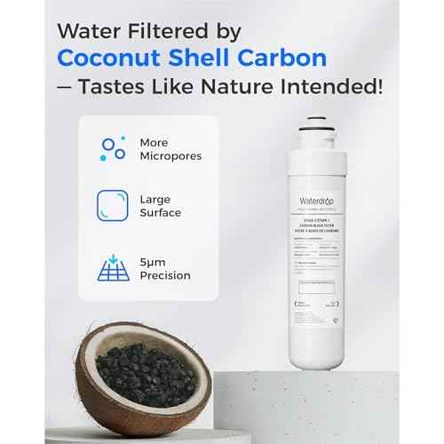 Waterdrop W282 Water Filter Replacement for Brio¢ç NFMCTO5MS2 and NFMPP5M, Compatible with The UVF2 Series Models of Brio¢ç Bottleless Water Cooler Dispensers, 1500 Gallons, Leak-free, 2 Counts