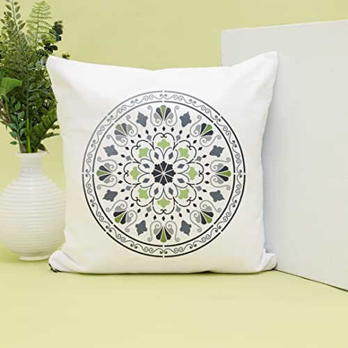 Large Mandala Stencils for Painting, 6 Unique Designs, 12" X 12" Reusable Mandala Stencil Templates for Home Decor, Large Stencils for Painting Wall
