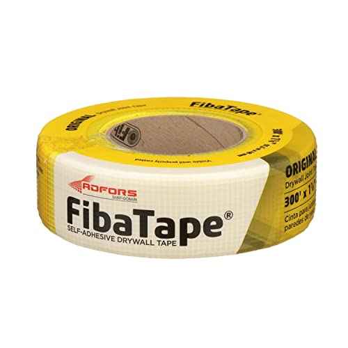 ADFORS Saint-Gobain FDW6429-U FibaTape Drywall Joint Tape, 1-7/8-Inch x 300-Feet, Yellow