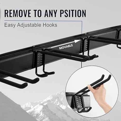 Garage Wall Organizers,Tool Hangers for Garage,Garden Tool Rack Wall Mount,Yard Tool Organizer for Garage,Garage Wall Mount(3 Boards 6 Double Layer Heavy Hooks)