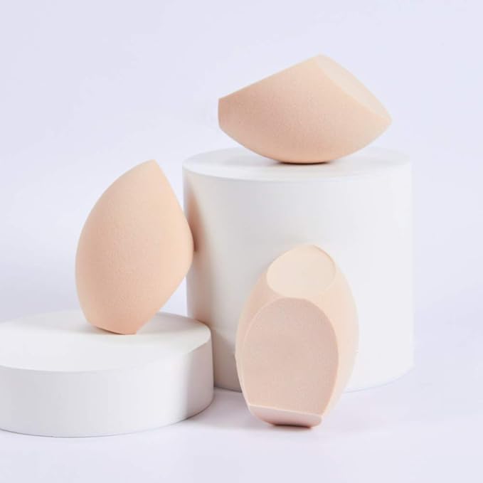 Makeup Sponge Blender & Holder, SOFT Beauty Makeup Blender Puff Foundation Face Sponges Set, Applicator Beauty Blending Blenders with 1 Sponge Holder, Concealer Sponge for Liquid Powder Sunscreen