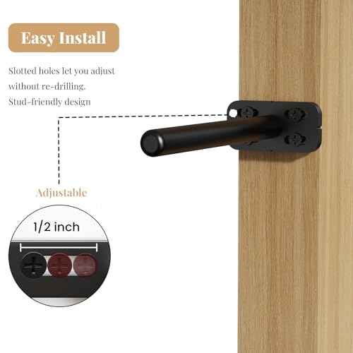 8pcs Wall Shelf Brackets Heavy Duty Floating Shelf Bracket Hidden,Invisible Black Shelving Brackets Decorative Floating Shelf Hardware Heavy Duty,Metal Shelf Support Bracket(8"-8pcs)