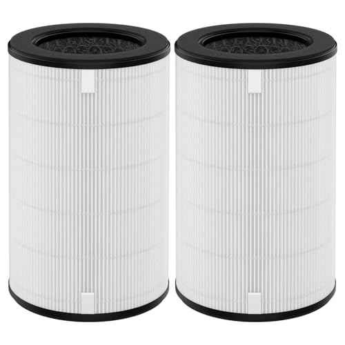 AP-T45 AP-T40FL Replacement Filter Compatible with 1461901 Homedics Total Clean 5-in-1 Air Purifier, AP-T45, AP-T45WT, AP-T40, AP-T40WT, AP-T40WTAR, AP-T40FL, H13 True HEPA Filter, 2 Pack