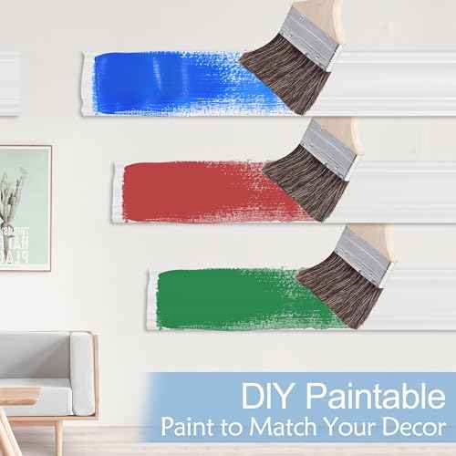 Sunnyglade 12-Pack Ceiling Crown Molding Trim, Total 43.7 Ft High Impact Finish Polystyrene Ceiling Moulding for Home Decor -Easy Installation with Glue (12)